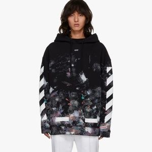 Off white galaxy hoodie